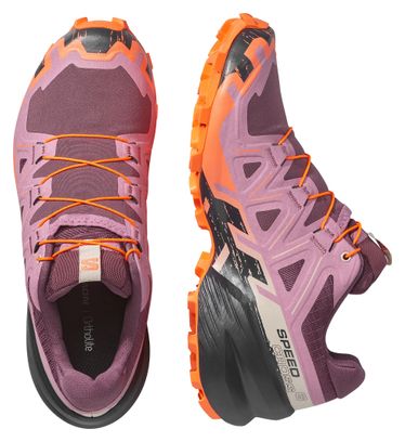 Salomon Speedcross 6 Women's Trail Running Shoes - Pink/Orange