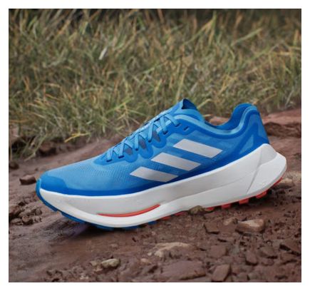 adidas Terrex Agravic Speed Ultra Blue White Men's Trail Shoes