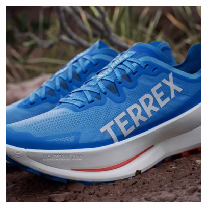 Zapatillas de trail para hombre adidas Terrex Agravic Speed Ultra Azul Blanco