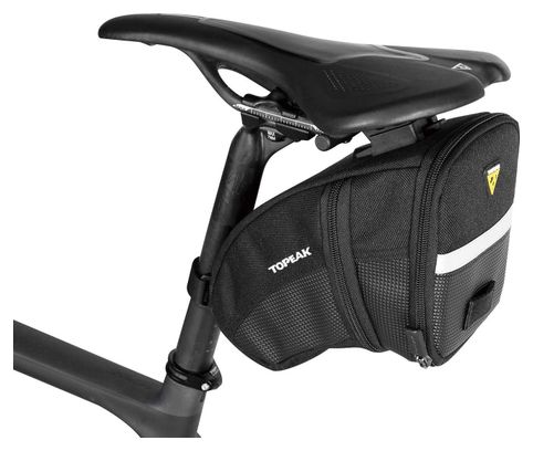 Bolsa de sillín Topeak Aero Wedge Pack Grande 2L Negra