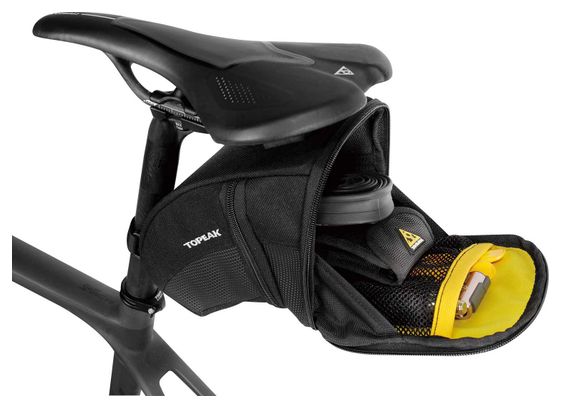 Bolsa de sillín Topeak Aero Wedge Pack Grande 2L Negra