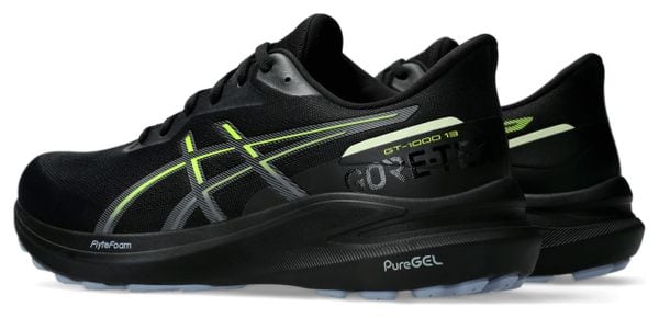 Asics GT-1000 13 GTX Laufschuhe Schwarz/Gelb Herren