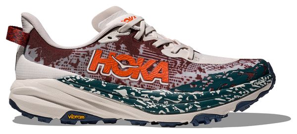 Chaussures Trail Hoka Speedgoat 6 Gris/Bleu/Orange Homme