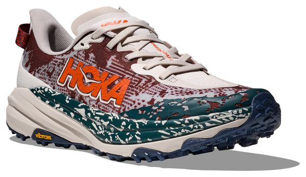 Chaussures Trail Hoka Speedgoat 6 Gris/Bleu/Orange Homme