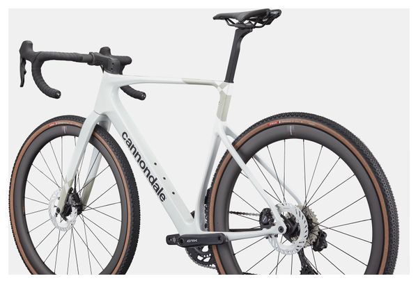Bicicleta de gravel Cannondale SuperX 2 con Shimano GRX Di2 12 velocidades, 700 mm, color Cashmere/Blanco