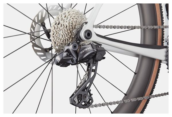 Bicicleta de gravel Cannondale SuperX 2 con Shimano GRX Di2 12 velocidades, 700 mm, color Cashmere/Blanco