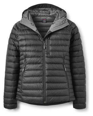 Women's RAB Microlight Alpine Black Down Jacket