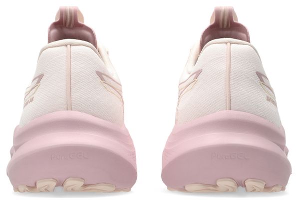 Asics GT-2000 14 Beige/Roze Hardloopschoenen voor dames