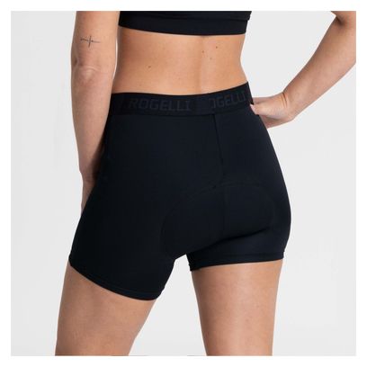 Sous-Short Velo Avec Peau Rogelli Boxer For Ladies - Femme - Noir