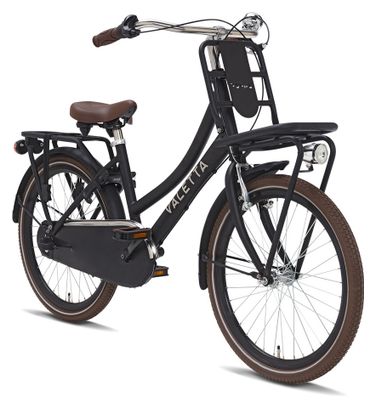 Vélo Enfant Valetta Cargo N3 - Filles - 22 pouces - Noir Mat