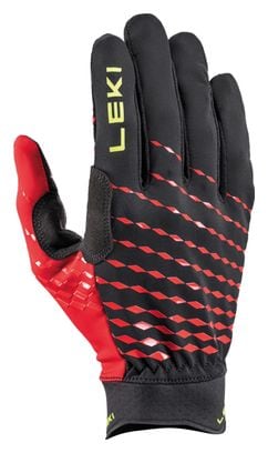 Leki Ultra Trail Breeze Trail Gloves Black/Red