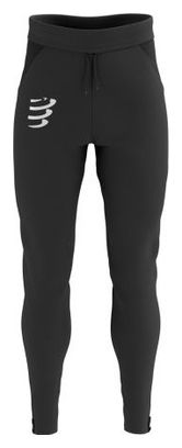 Compressport Pantalón Corto Cortavientos Hurricane Negro