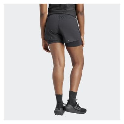 adidas Performance Own The Run Short 2-in-1 Donna Nero