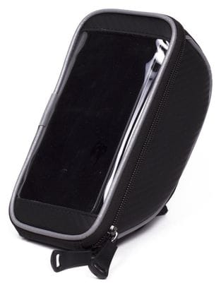 Sacoche de guidon avec support pour téléphone portable vélo noir