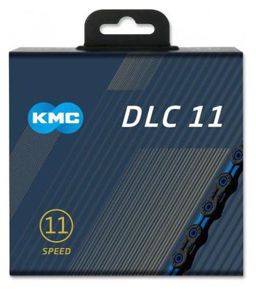 Cadena KMC DLC11 118 Eslabones 11V Negra/Azul