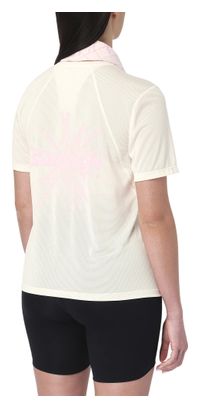 T-Shirt Running Salomon SHKout Core Graphic Blanc/Rose Femme