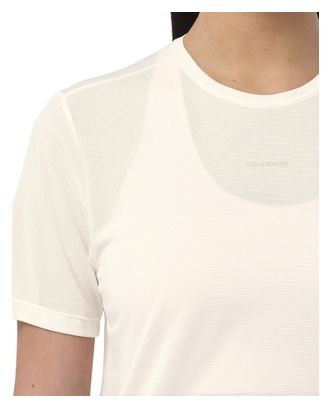 T-Shirt Running Salomon SHKout Core Graphic Blanc/Rose Femme