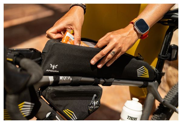 Sacoche de Cadre Apidura Racing Long Top Tube Pack 2L Noir