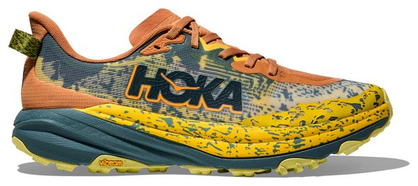 Chaussures Trail Hoka Speedgoat 6 Jaune/Orange/Bleu Homme