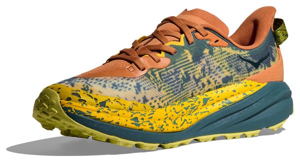 Chaussures Trail Hoka Speedgoat 6 Jaune/Orange/Bleu Homme