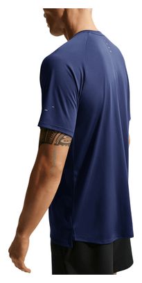Nike Stride Kurzarm-Shirt Blau Herren