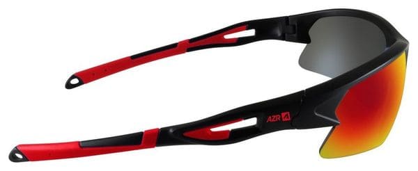 Lunettes AZR Huez Noir/Rouge/Écran rouge multicouche