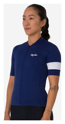 Maillot de manga corta Rapha Core para mujer Azul/Blanco