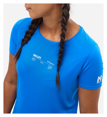 T-Shirt Technique Millet Intense Essential Bleu Femme