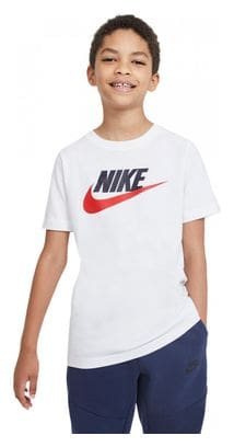 Nike Sportswear Kinder T-Shirt Weiß Blau Rot
