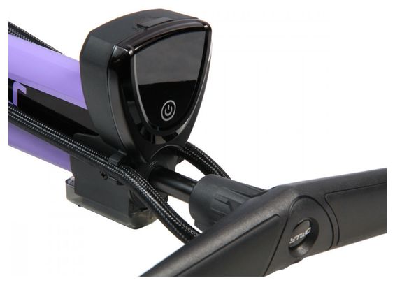 Ytwo Superflow Digital Foot Pump with Tubeless Reservoir (13 bar) Purple/Black