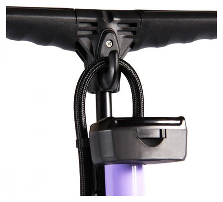 Ytwo Superflow Digital Foot Pump with Tubeless Reservoir (13 bar) Purple/Black
