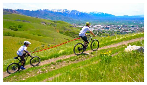 TowWhee Original Kids Red Elastic Tow System