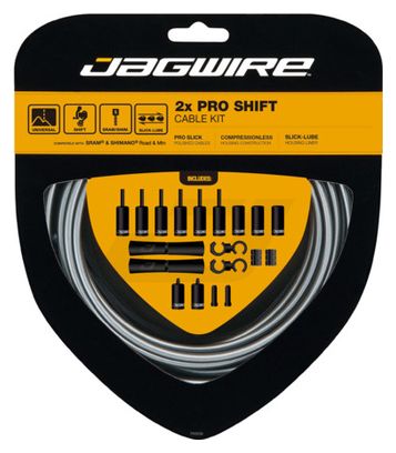 Jagwire 2x Pro Shift Kit Ice Gray