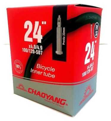 CHAMBRE 24 4 0-4.9 FAT BIKE VALVE PRESTA 33MM CHAOYANG.