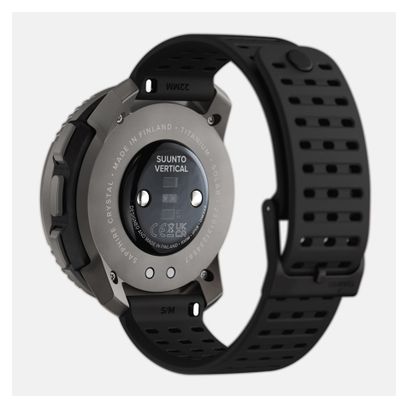 Suunto Vertical Titanium Solar GPS Horloge Zwart