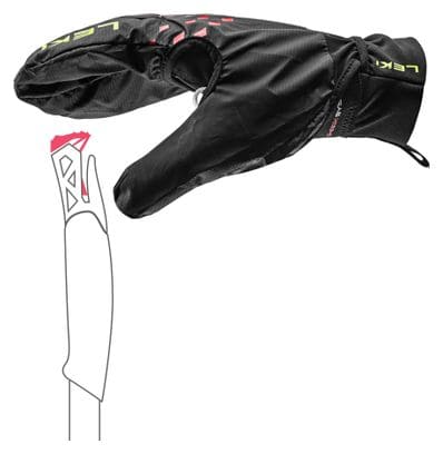 Guantes Leki Ultra Trail Storm Negro/Rojo