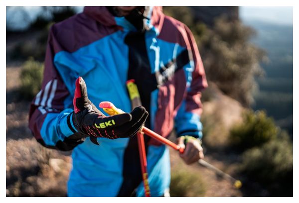 Guantes Leki Ultra Trail Storm Negro/Rojo