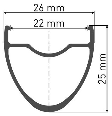 Vorderrad DT Swiss ERC 1400 Dicut DB 35 | 12x100 mm | Centerlock