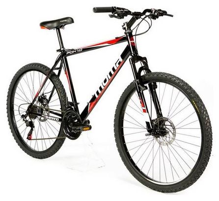 VTT Semi-Rigide Moma Bikes Fox 26'' Shimano 21V Noir