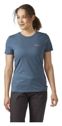 Camiseta Rab Stance Cinder Azul para mujer