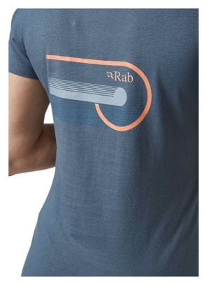 T-Shirt für Frauen Rab Stance Cinder Blue