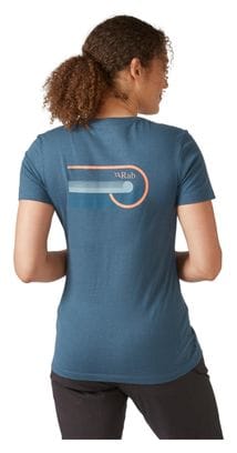 T-Shirt für Frauen Rab Stance Cinder Blue