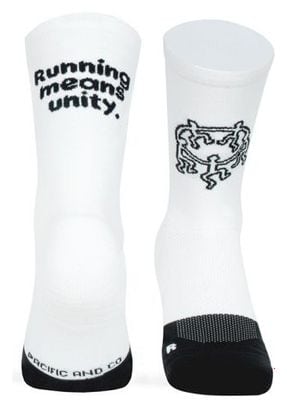 Chaussettes Pacific and Co Unity Blanc