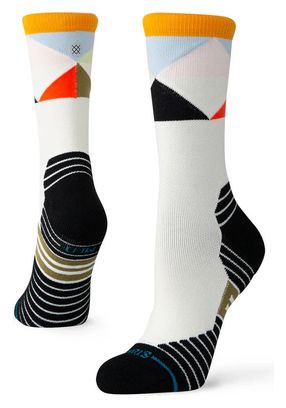 Calcetines Stance Performance Tri Mid Crew Blanco / Multicolor