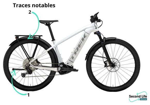 Produit Reconditionné - VTT Électrique Semi-Rigide Trek Powerfly Sport 5 EQ Shimano Deore/XT 12V 625Wh 29'' Blanc Prismatic Gén 4