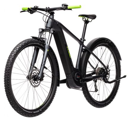 Cube Reaction Hybrid Performance 625 Allroad Electric Hardtail MTB Shimano Alivio 9S 625 Wh 27.5'' Iridium Grey Green 2021