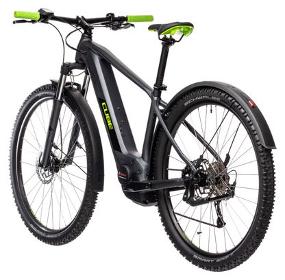 Cube Reaction Hybrid Performance 625 Allroad Electric Hardtail MTB Shimano Alivio 9S 625 Wh 27.5'' Iridium Grey Green 2021