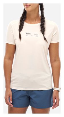 Maglietta tecnica Millet Intense Essential Donna Bianco
