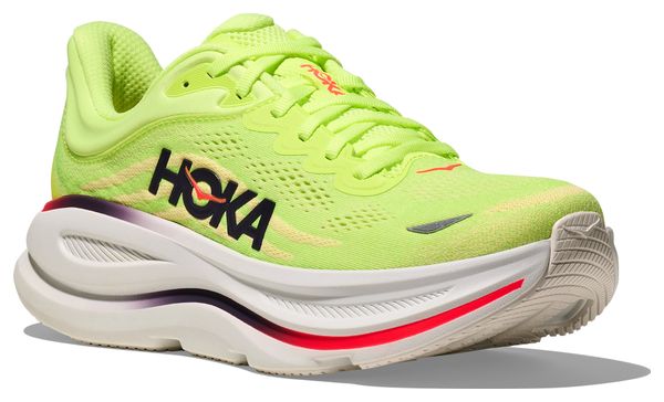 Zapatillas de running Hoka Bondi 9 amarillas para hombre