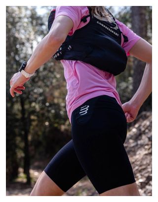 Pantaloncini da ciclismo Compressport Trail Under Control Nero Donna